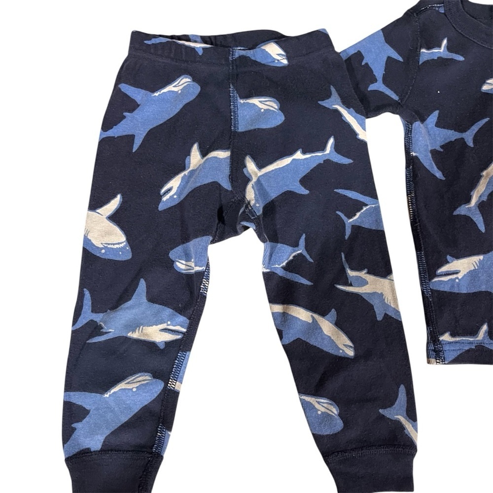 Hanna Andersson Lot of Boys Pajama Set and Two Shirts Shark Bear 2T - Picture 4 of 10